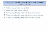 Chương 5  phân tích protei trong thực phẩm- pttp 1