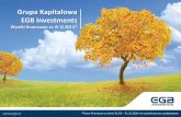 Prezentacja wyników finansowych Grupy Kapitałowej EGB Investments za IVQ2014