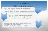 Gobiernos constitucionales..