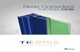 Catalogo Técnico Serie corredera Thermia CF26