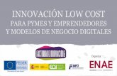 "Innovación low cost y modelos de negocio digitales" por Carlos Albaladejo