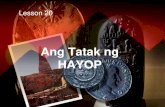 Lesson 20 Ang Tatak ng Hayop