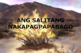 Lesson 26 Ang Salitang Nakakapagpabago