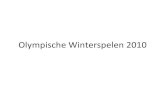 Olympische Winterspelen 2010 Sporten