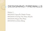Designing firewalls