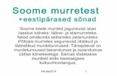Soome murdetunnused ja eestipärased murdesõnad