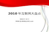 summary of china internet 2010  中国互联网年度盘点