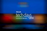 TechDays 2014 : Cloud Azure – Services de données et bonnes pratiques