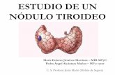 Sesión clínica: "Estudio de un nódulo tiroideo"