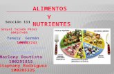 Alimentacion y Nutricion.