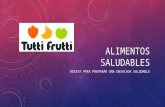 clase 4 power point alimentos saludables