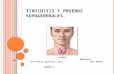 Tiroiditis y pruebas de función suprarrenal