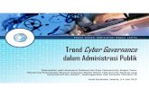 Trend Cyber Governance Dalam Administrasi Publik
