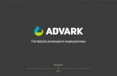 Advark - платформа размещения видеорекламы
