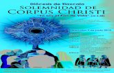 Solemnidad de Corpus Christi