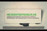 MicroEntrepreneur.Me for manufacturer