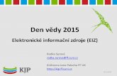 Den vědy 2015 - Elektronické informační zdroje (EIZ)