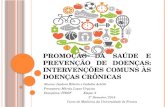 Promoção da saúde e prevenção de doenças: intervenções comuns às doenças crônicas