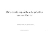 Comparatif photos immo - reflex / compact