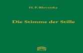 Blavatsky, H.P. - Die Stimme der Stille