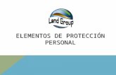 ELEMENTOS DE PROTECCIÓN PERSONAL