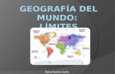 Geografía del mundo: limites