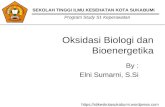 Oksidasi Biologi dan Bioenergetika