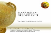 Manajemen Stroke Akut - dr.Ismail Setyopranoto SpS