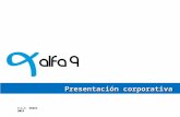 2015 presentation corporate_alfa9_cast