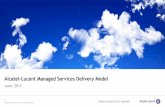 Alcatel-Lucent Managed Services Delivery Model