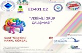Ed401 project ppt türkçe
