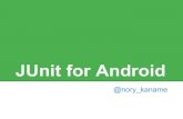 JUnit for android