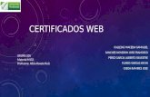 Tipos de certificados web