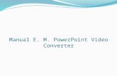 Manual EM PowerPoint video converter