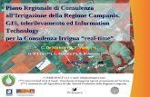 consulenza irrigua real time della Regione  Campania