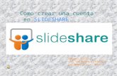 Como crear una cuenta en slideshare..