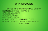 Trabajo grupal de wikispaces