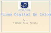 La firma Digital En Colombia