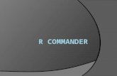 Presentación explicativa R commander