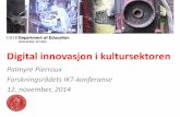 Digital innovasjon i kultursektoren; Palmyre Pierroux, førsteamanuensis ved Universitetet i Oslo