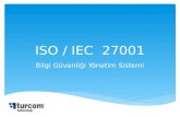 TURCOM ISO 27001 DANIŞMANLIK HİZMETİ