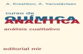 (1985)(mir) kreshkov, a., yaroslávtsev, a.   curso de quimica analítica. análisis cualitativo