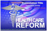 Health Care Reform Powerpoint Template
