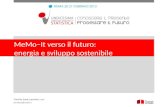 C. J. Lasinio - MeMo–It verso il futuro: energia e sviluppo sostenibile
