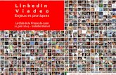 LinkedIn et Viadeo - Enjeux et pratique - Le Club de la Presse de Lyon - Isabelle Barnel - Juin 2014