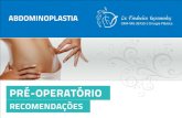 Manual Recomendações - Pré-operatório - Abdominoplastia BH