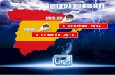 G21 thunder tour barcellona  madrid