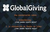 Current GlobalGiving Partner Workshop Slides - Colombia