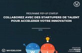 Programme pop up startup