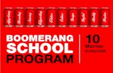 Программа Boomerang school. Первый уровень.